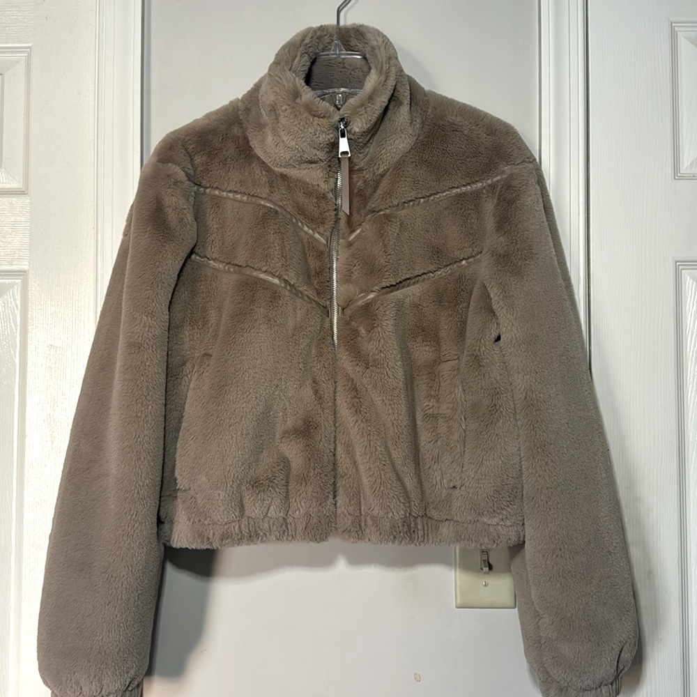 NWOT Bagatelle Faux Fur Coat Jacket Large